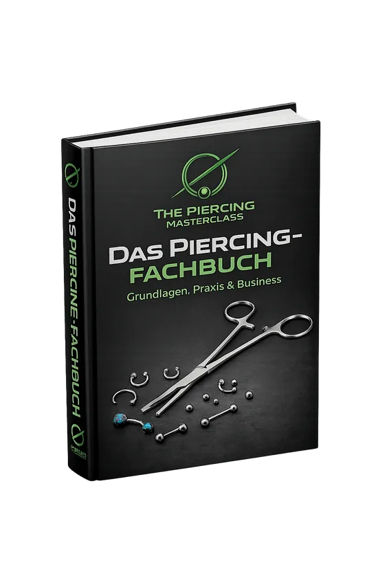 Das Piercing-Fachbuch: Grundlagen, Praxis & Business – Cover